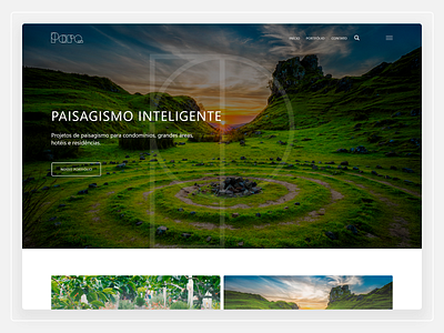 Parq Paisagismo - Website Design ui ui design user experience user interface user interface design ux ux design web design webdesign website