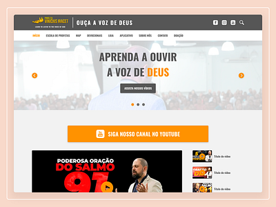 Profeta Vinícius Iracet - Website Design ui ui design user experience user interface user interface design ux ux design web design webdesign website