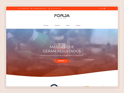 Forja - Website Design ui ui design user experience user interface user interface design ux ux design web design website