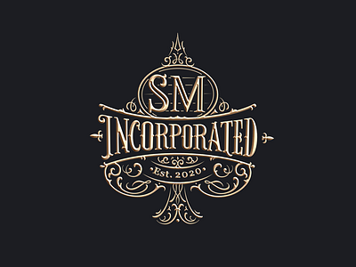 Vector Logo for SM Inc. branding calligraphy handlettering lettering logo logodesign typography vectorart