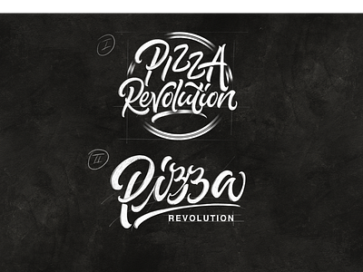 Logo options for a client 🍕