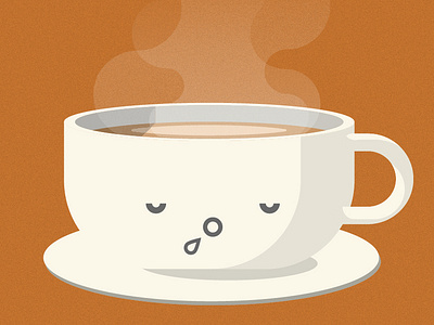 Coffeetime coffee design emoji illustration mood vector