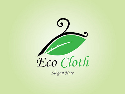 Eco Cloth boutique logo cloth logo eco logo laundry logo logo nature logo