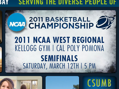 NCAA 2011 Basketball Championship blue csumb ncaa semifinals westregional