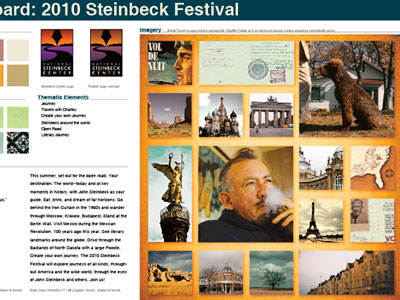 2010 Steinbeck Festival Moodboard