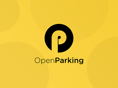 OpenParking brand concept identity logo parking sketch