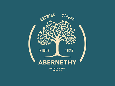 Abernethy Logo design illustration logo typography vector