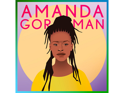 Amanda Gorman illustration