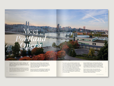 Meet Portland Opera magazine spread