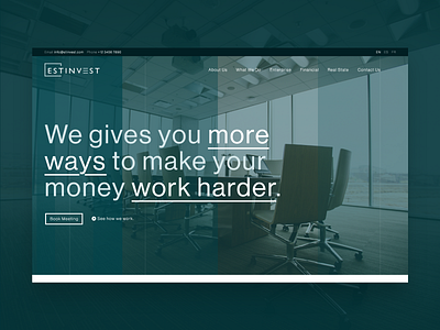 Estinvest - Investment website