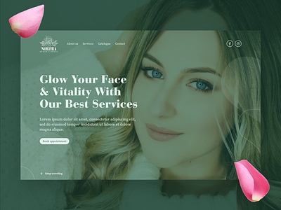 NORFRA - Health & Beauty Website app beauty branding company corporative creative fashion girl header hero homepage inspiration landing salon spa treatment trending ui ux website