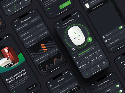 Charging Station - Mobile App app car charging control creative electrical mobile prototype smart station stats uiux