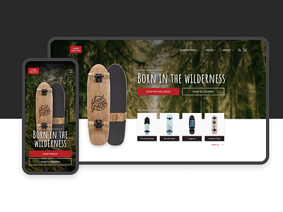 Skateboard Company – Web Design