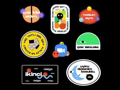 Quarantine Badges badge design illustration quarantine stickers