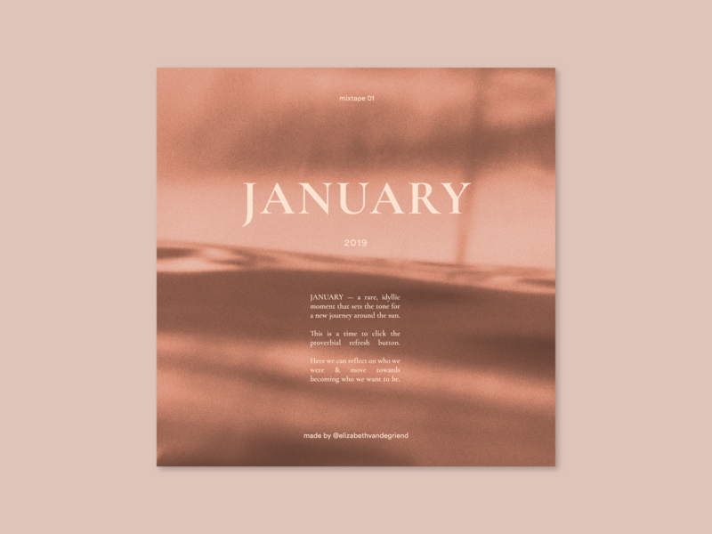 01 — 2019 Mixtape design mixtape spotify