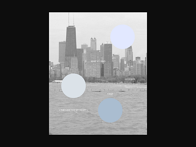 The Lake Has My Heart chicago design goodbye thoughtsfrommyonlinenotes typogaphy