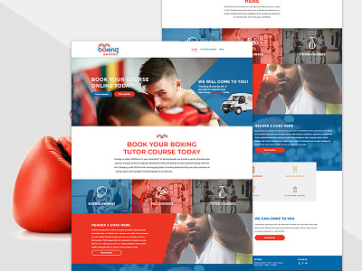 Boxing Awards awards boxing homepage webdesign webpage website