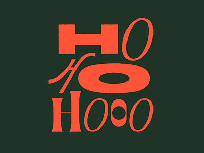 Ho ho Holidays christmas design expressive ho ho ho holidays logo merry christmas santa type typography