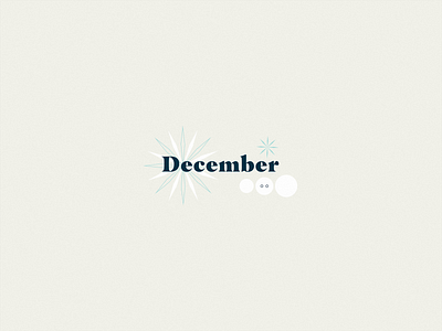 December december design holiday illustration illustrator snow type vector winter