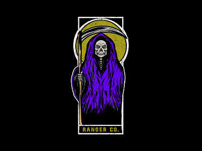 Don't Fear the Reaper adobe design illustration reaper skeleton skull