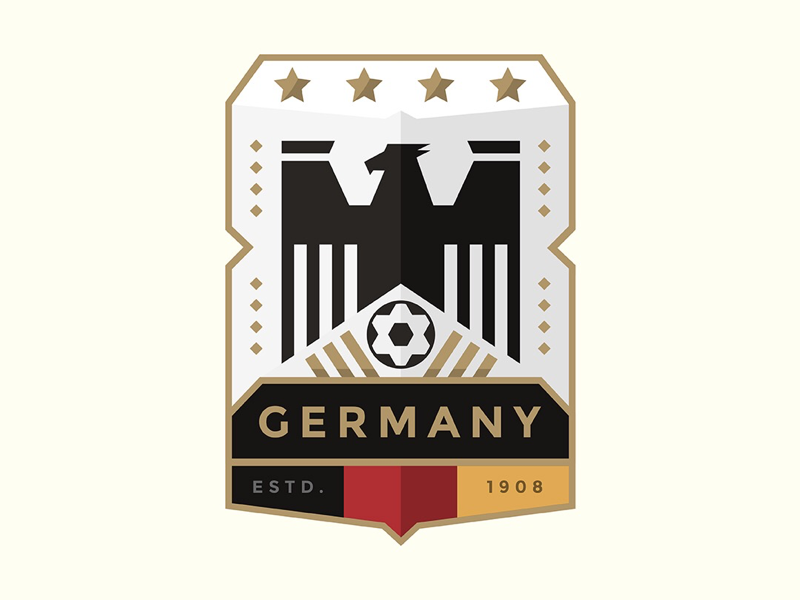 World Cup Badge Design 2018 / Germany by Moises Fernandez on Dribbble