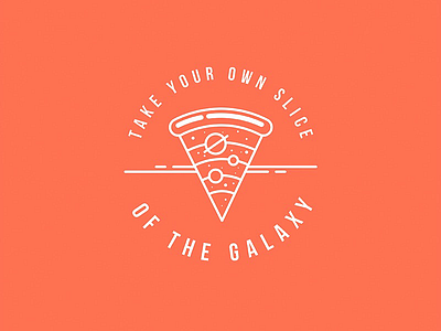 Take your own slice of the galaxy! - Logo Inspiration adobe brand branding design graphic design icon illustrator logo logos photoshop symbol