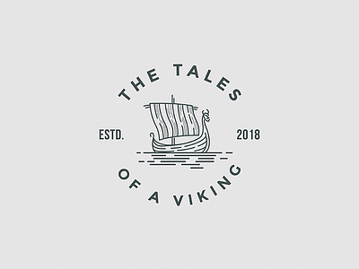 The The Tales of a Viking - Logo Inspiration adobe brand branding design graphic design icon illustrator logo logos photoshop symbol