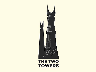 The Two Towers - Logo Inspiration adobe brand branding design graphic design icon illustrator logo logos photoshop symbol