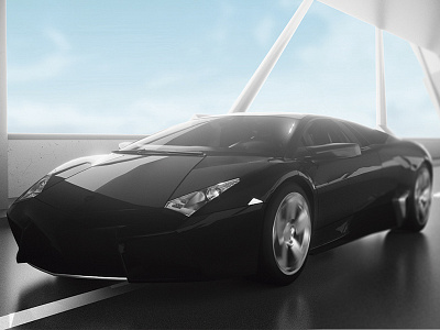 Lamborghini Reventon - Cinema 4D c4d carmodeling cinema4d modeling physicalrender render