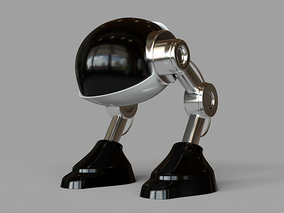 Cinema4D // SurfaceModeling. cinema4d physicalrender robot slaveroboto