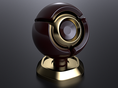 Orbe C4D - Physical Material and Render.