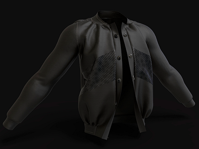 Bomber Jacket // Marvelous + Keyshot jacket keyshot keyshot render marvelous designer