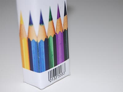 Pantone pencils packaging