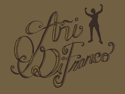 Ani DiFranco Tshirt apparel design merch music t shirt tshirt type typography