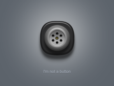 I'm not a button black button gray ico icon phone telephone