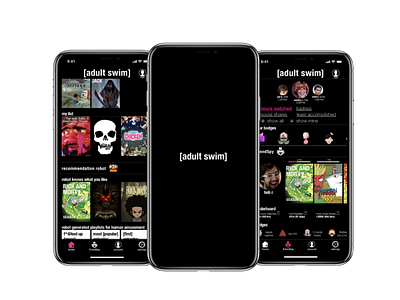 Adult Swim App Concept