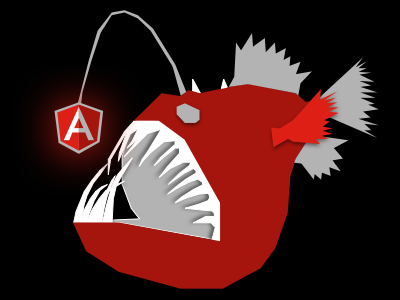 Angular Angler angular fish logo