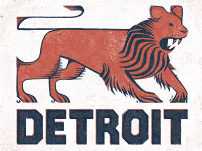 Detroit apparel editorial graphic illustration sports spot spot illustration