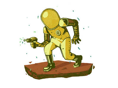 Martian Character animation character character design design illustration sci fi science fiction spot spot illustration