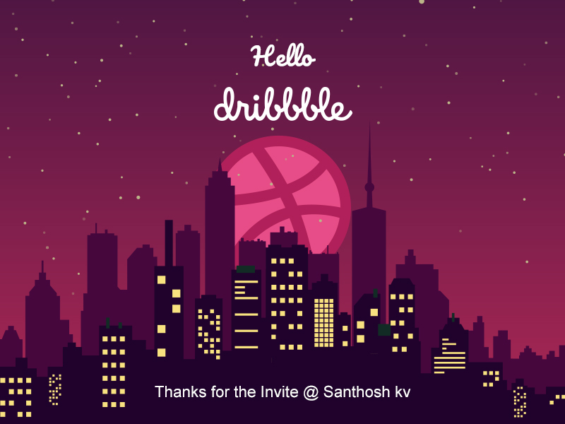 Rising me on Dribbble debuts dribbble-shot first-shot hello-dribbble illustration pink