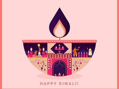 Diwali Card (Pinterest)