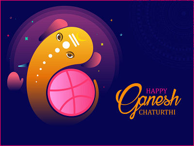 Ganesh Chaturthi design illustration vector