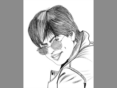 Shahrukh khan artlover brushes design illustration pencil procreate sketchbook sketching vector