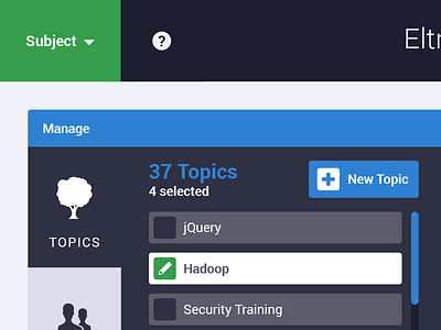 Eltropy Management Dashboard