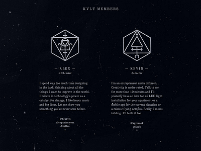 HEXKVLT Team Profile alchemy design occult sorcery witchcraft