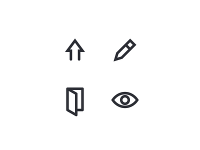 Icons design icon outline