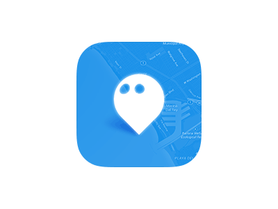 Map Pin Ghost Icon app store icon ghost icon ios8 local map pin