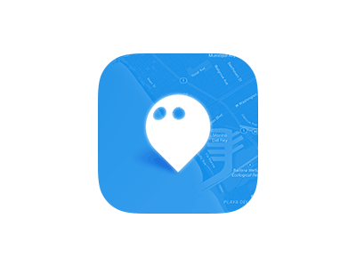 Map Pin Ghost Icon