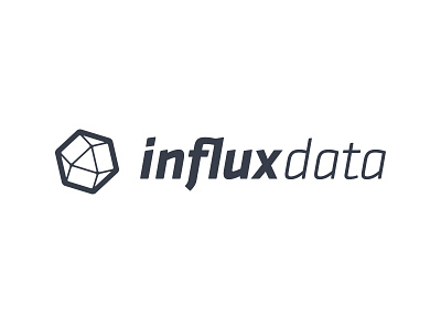 InfluxData Logo branding design logo logotype rebrand startup tech