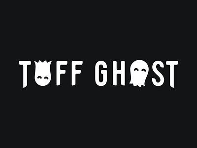 Tuff Ghost Logo dj ghost logo music typography